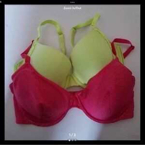 Victoria's Secret Bra Set (2-Pack) - Size 34DD